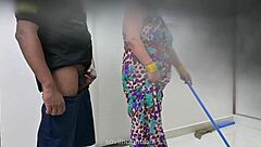 telugu maid's huge natural tits bounce wildly