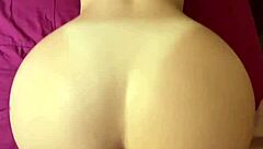 Doggy pounding my huge ass—don't you crave slamming this fat roommate hole too?