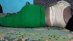 desi sanjana aunty flaunts her juicy big ass seductively