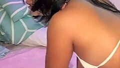 adoring this morena's delightful intimate bedroom pleasure