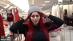 Bent over big ass latina sucks cock outdoors for christmas public fetish gifts?