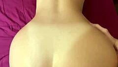 Doggy pounding my huge ass—don't you crave slamming this fat roommate hole too?