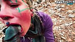 ready for public blowjob with huge facial cum?