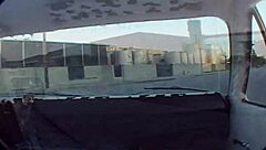 Ice Cream Man Gets Flashing Upskirt Panties from Teeny Skirt Tease!