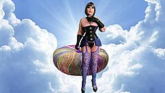 granny carmen's lick dick double cum dream explodes