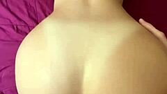 Doggy pounding my huge ass—don't you crave slamming this fat roommate hole too?