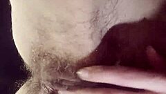 Teacher Fingers Dripping Hairy Pussy Desperately During Break