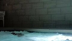 hey muscle man, join public jacuzzi fun?