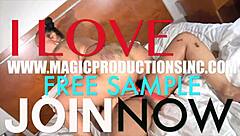 nicole valentine debuts in ebony lesbian strapon play