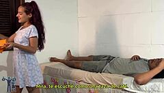 neighbor scores job to fuck horny latina