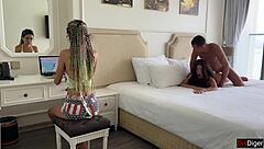 Step Brother Pounds Step Sister's Best Friend Doggy With Facial Cumshot