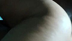 Infiel neighbor sneaks quickie creampie ride