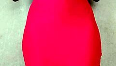 Sexy african lady flaunts massive tits seductively