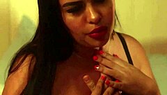 curvy latina wife surprises husband with voluptuous cowgirl riding and pussy play