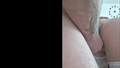 secretary pounded hard juicy tits cum covered pov