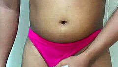 I'm slipping into erotic panties masturbating wildly alone