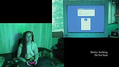 Naked BBW Glasses Brunette Big Ass Tits Lake Game Play