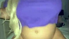 damn hot busty redhead teen rides cock wildly!