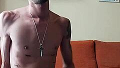 watch me explode watching this huge tattooed spanish cock action