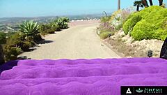 lacey jayne's oiled tits lead to outdoor nuru fuck