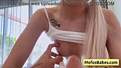 lulu chu gags on scott nails' fat huge dick swallowing deep in her throat