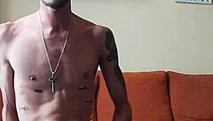 watch me explode watching this huge tattooed spanish cock action