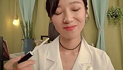 ASMR relaxing intimate checkup with soothing sex sounds