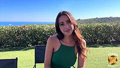 sexy french brunette with big natural tits craves mmf threesome