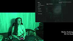 Naked BBW Glasses Brunette Big Ass Tits Lake Game Play