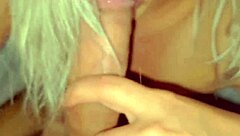 Petite Wife Flashes Party Before Sucking Stranger's Cock