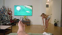 marimoore moans as i pound her tight pussy hard and creampie deep