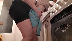 i snuck home to pound busty brunette doggystyle