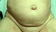 naughty housewife orgasms on huge dildo toy