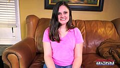 Curvy Sarah James Deepthroats And Rides Cock Wet