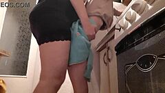 i snuck home to pound busty brunette doggystyle