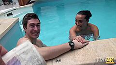 hunt4k hottie cheats on boyfriend for cash blowjob fingering