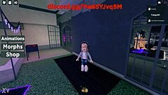 Futa Girl Dominates Friend in Roblox Frenzy!