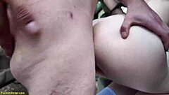 Horny Couple Destroys Ass in Public Car Fuck