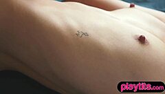 Petite Russian Blonde Strips Nude Small Tits Bubble Butt