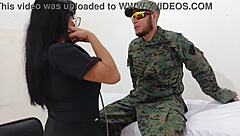 Horny Latina Doctor Fucks Patient Shamelessly In Military Hospital Exam