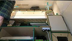 Hot babe's pink skirt upskirt caught on hidden work cam