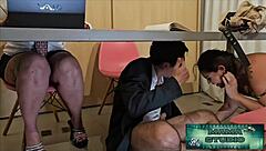 Mama Studio's Under-Desk Office Quickie With Big Cock Milf