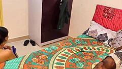 Desi maid enjoys intimate session in lonely house with young man