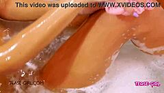 What Happens When Sexy College Girl Bathes For Daddy?