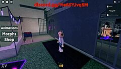 Futa Girl Dominates Friend in Roblox Frenzy!