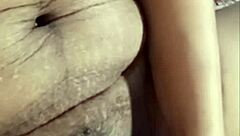 Cheating Housewife Toys Pussy During Secret Sex Video Call