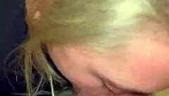 watch this sloppy close-up blowjob with gagging and ball licking