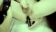 amateur couple milks prostate with vibrator anal orgasm