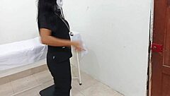 Horny Latina Doctor Fucks Patient Shamelessly In Military Hospital Exam