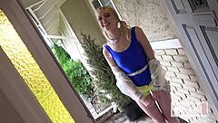 90-pound chloe cherry begs bryan gozzling fuck me hard now!